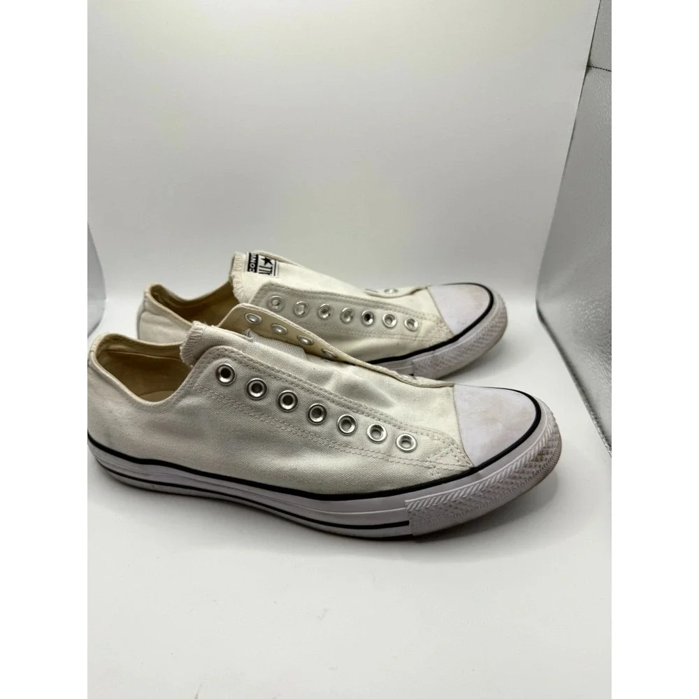 Converse‎ Chuck Taylor All Star Slip Low 164301F Unisex M8/W10 White Black Shoes - Picture 4 of 9